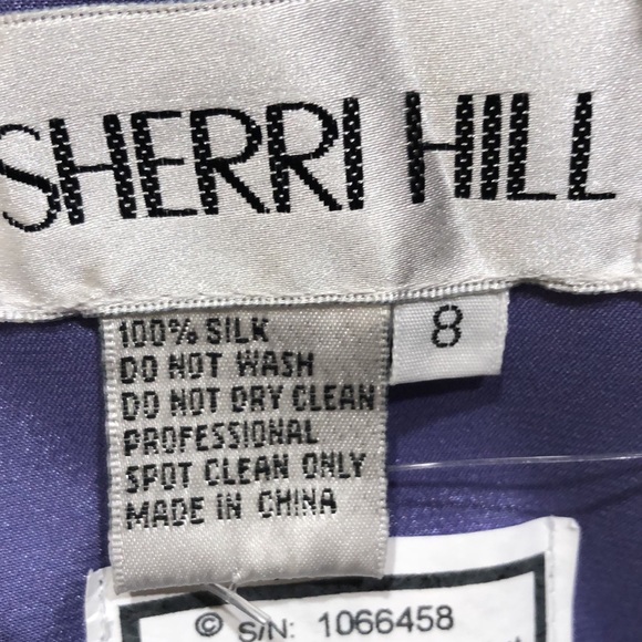 NWT-Sherri Hill Dress Size 8 Lilac Pastel Purple Sequin Mini Style 8433 - Picture 7 of 11